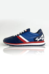 Men's Alpine Berlinette Royal Blue Leather Sneakers